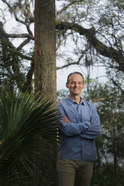 All Images Copyright  2016, Bob Self-031716-Mark Woods photographed at the Fort Caroline National Memorial, a part of the Timucuan Ecological and Historic Preserve in Jacksonville, Florida.