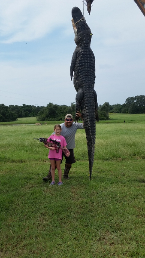 Ella and her gator