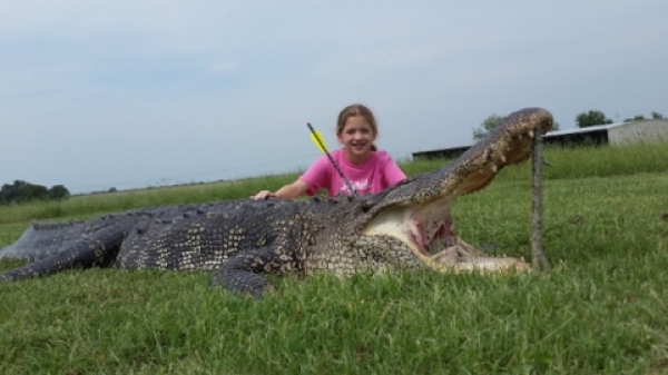 Ella and her gator