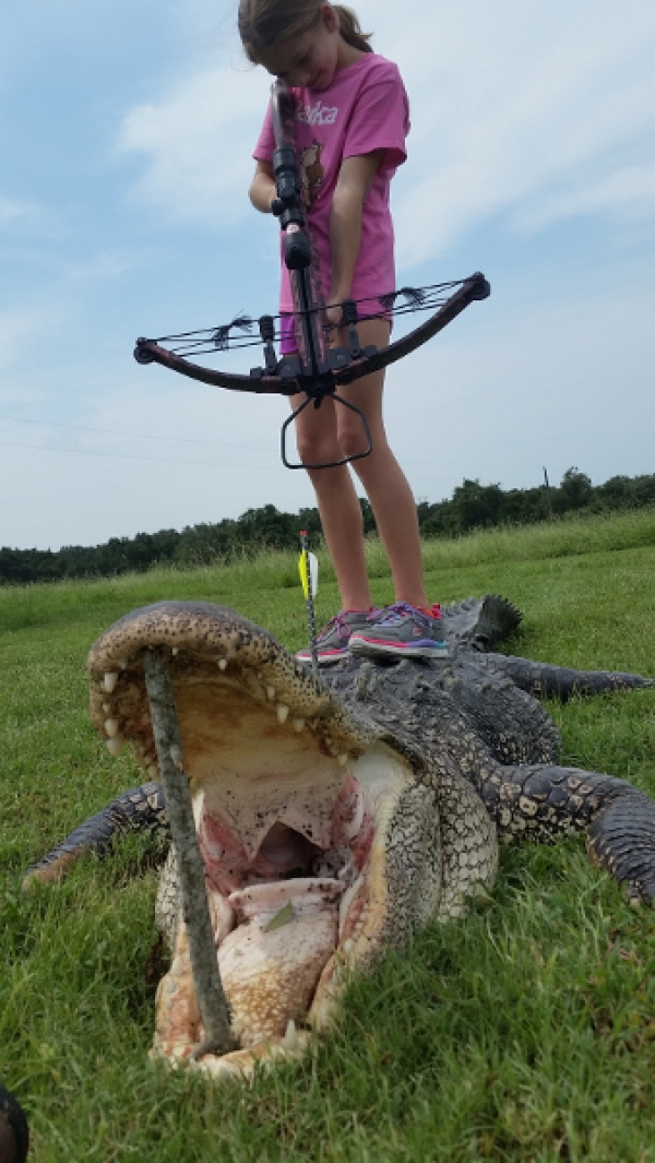 Ella and her gator