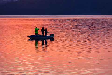 Fishing sunset