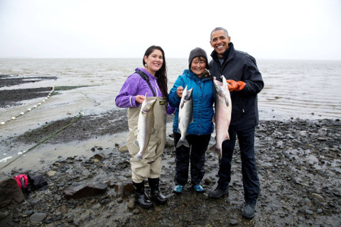 Obama Fishing